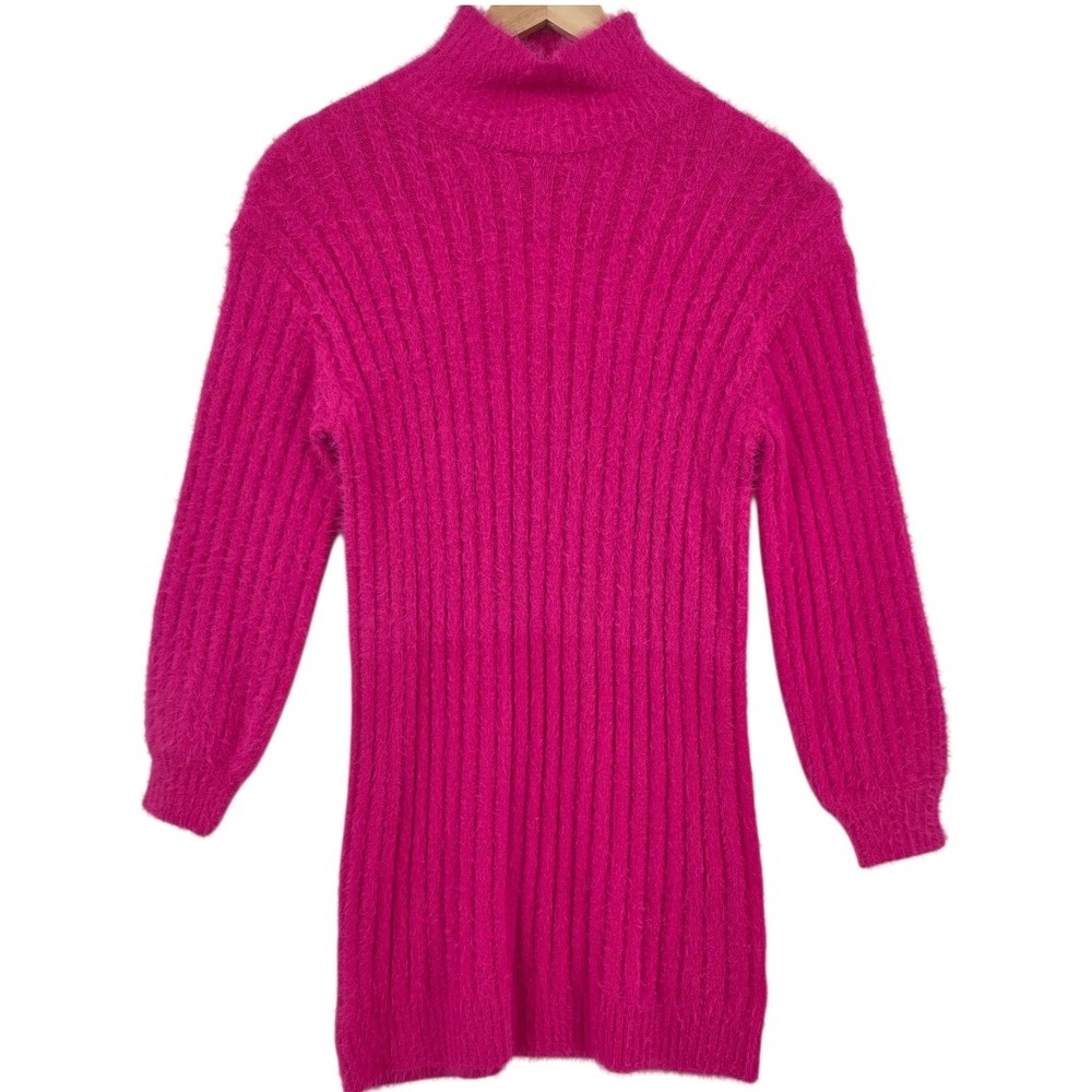 Anthropologie Flat White Womens XS Turtle Neck Sweater Dress NWT